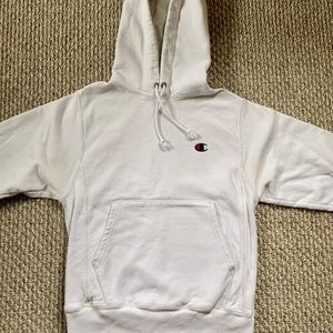 White Champion Hoodie XS
